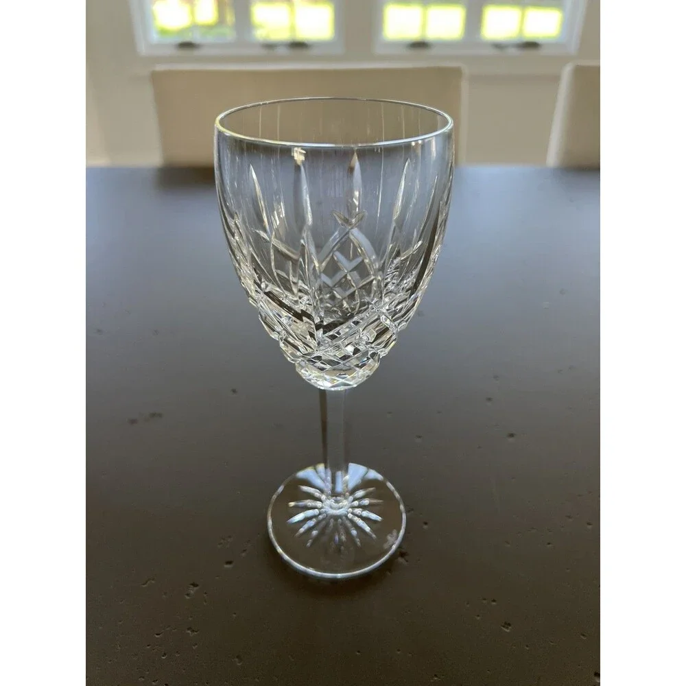 Rare Set of 5 Waterford Crystal Araglin 7in Wine Glasses – Wedding Gift 1999